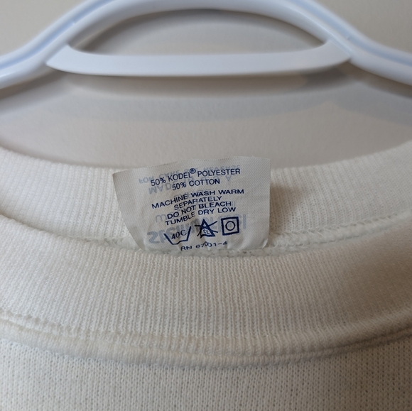 Vintage White Crew Neck Leprechaun St Patty's Day Decor Large Women Unisex - Picture 8 of 10